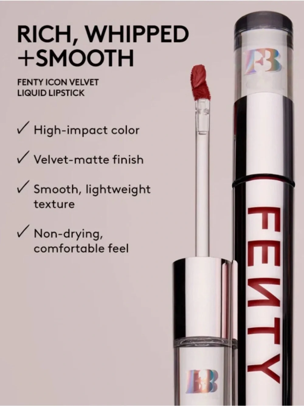 FENTY ICON Velvet Liquid Lipstick - The MVP